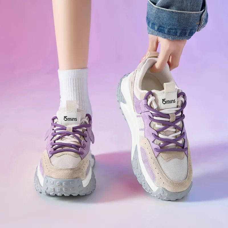 15 MINS Low Top Chunky Sneakers 5.5cm Women's-3