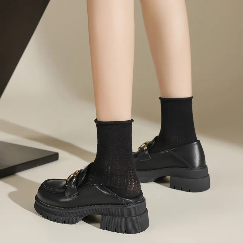 15 MINS Loafers Women's Black-3