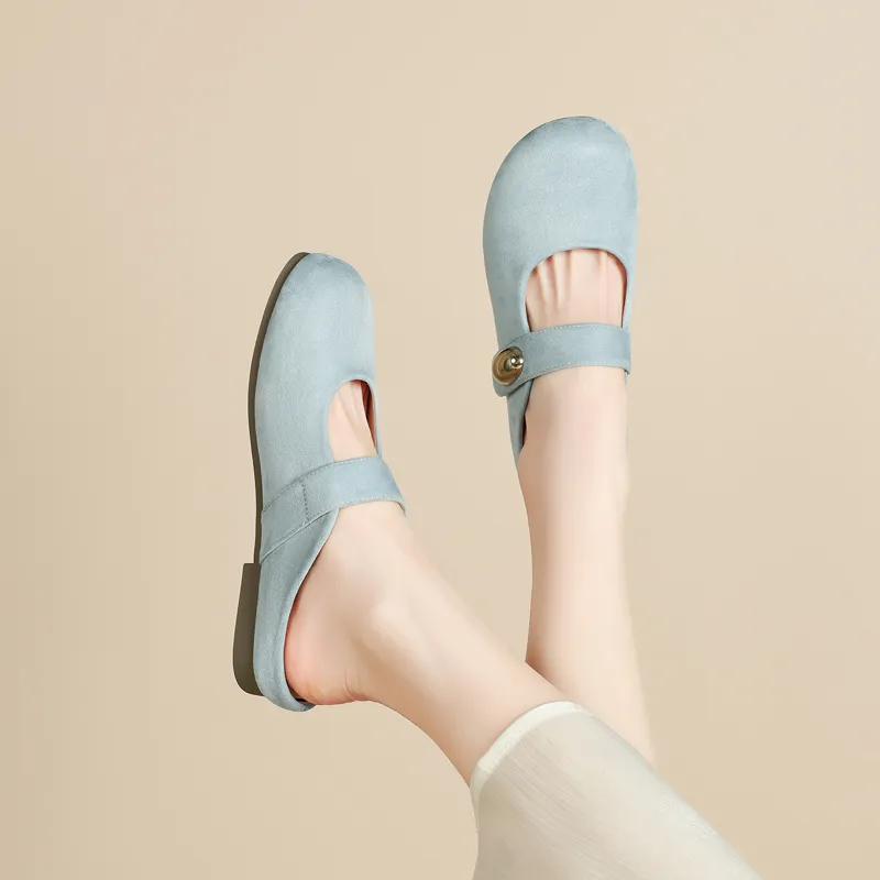 15 MINS Closed Toe Slippers 3cm Women's-23