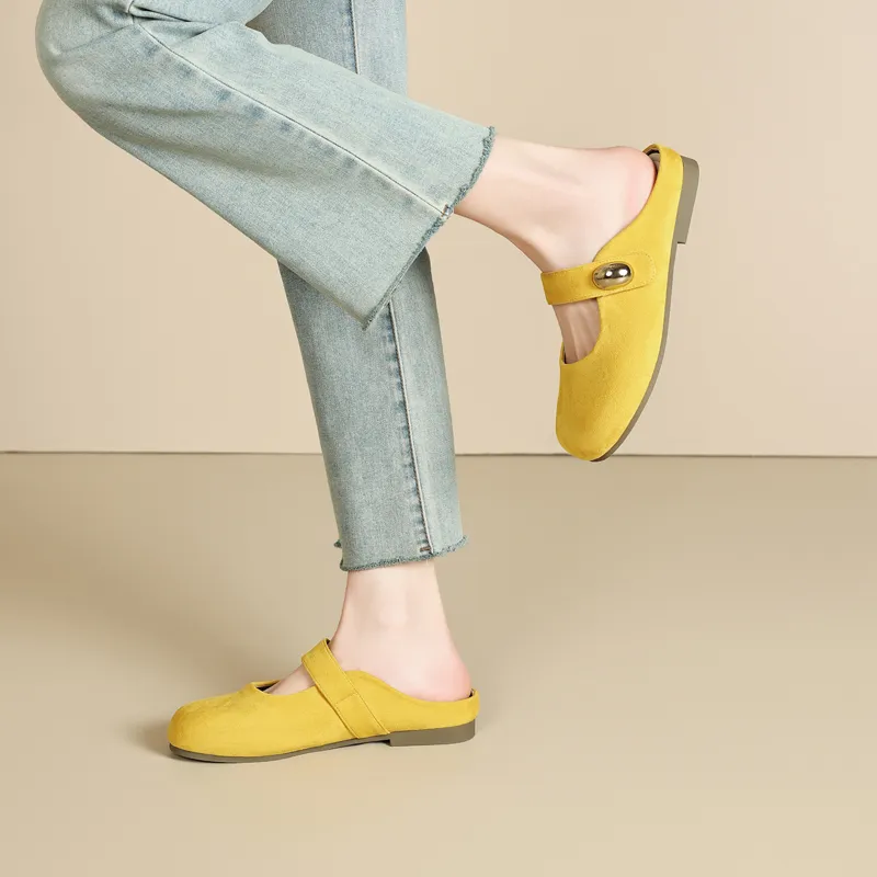 15 MINS Closed Toe Slippers 3cm Women's-15