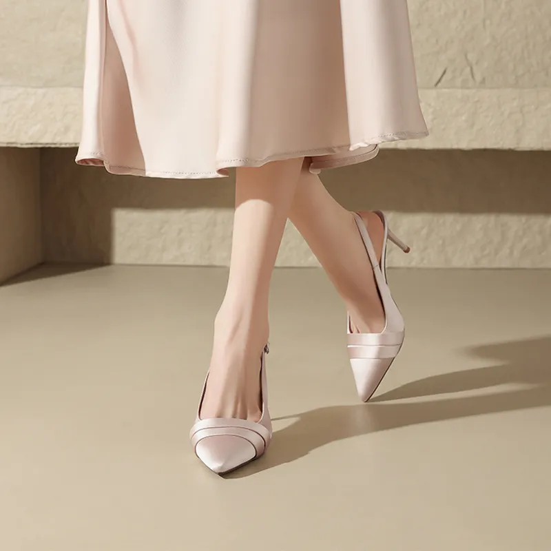 15 MINS Slim Heel High Heels 8.5cm Women's-2