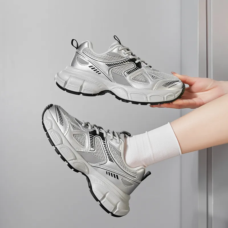 15 MINS Breathable Low Top Chunky Sneakers Women's-6