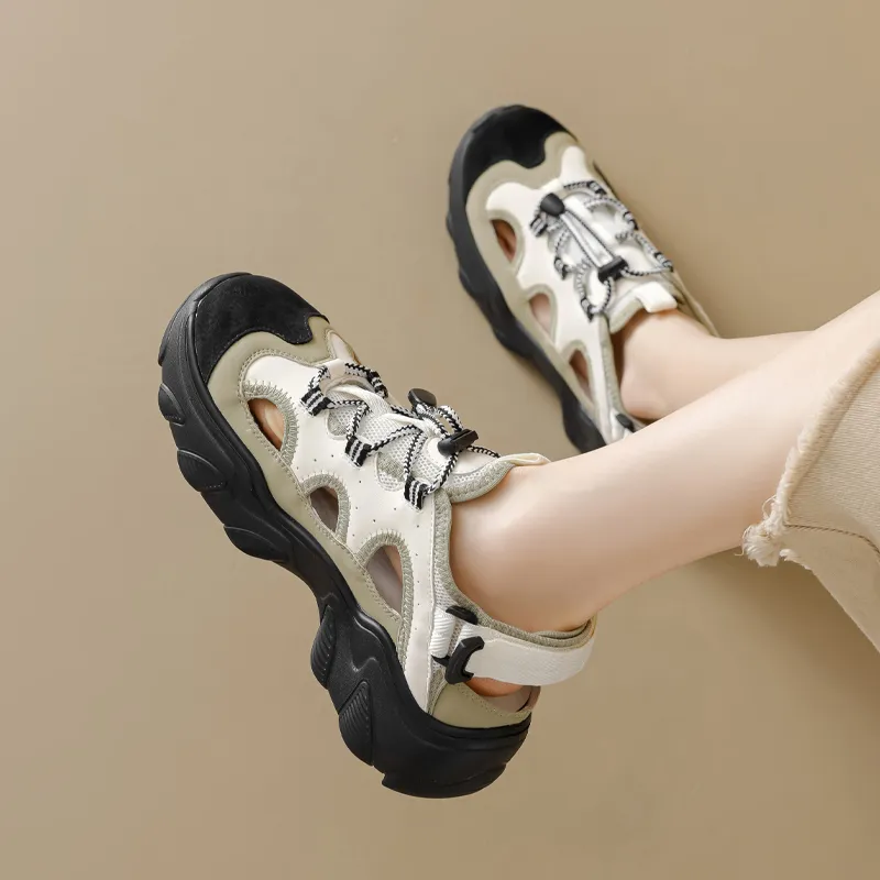 15 MINS River Trekking Shoes 5.5cm Women's-4