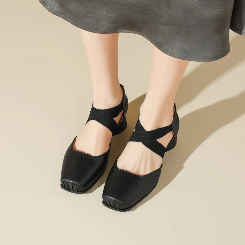 15 MINS High Heels Women's Apricot/Black-13