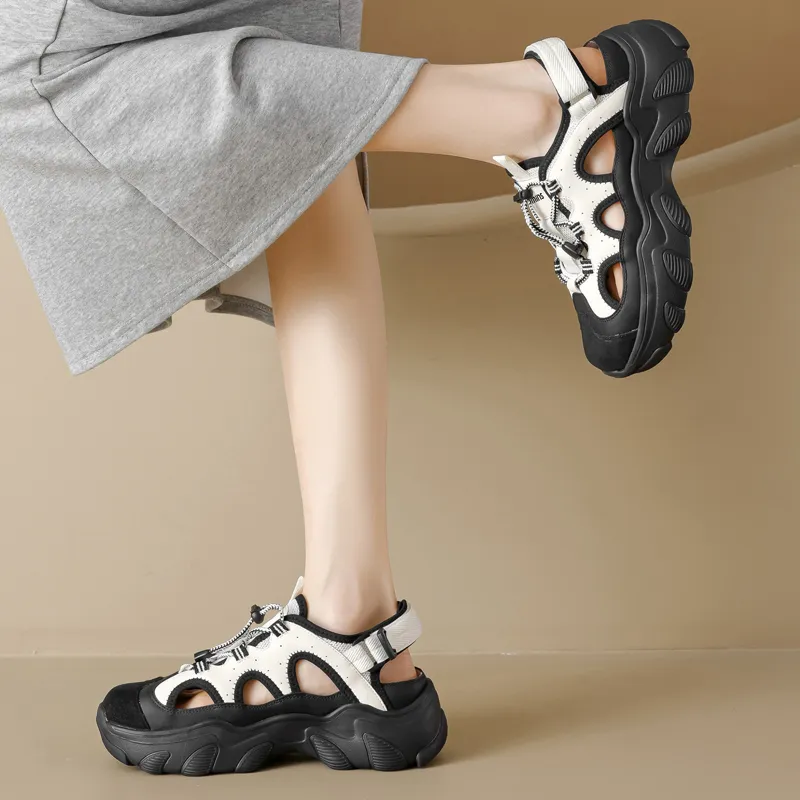 15 MINS River Trekking Shoes 5.5cm Women's-10