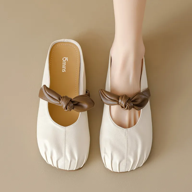 15 MINS Closed Toe Slippers 2.5cm Women's-6