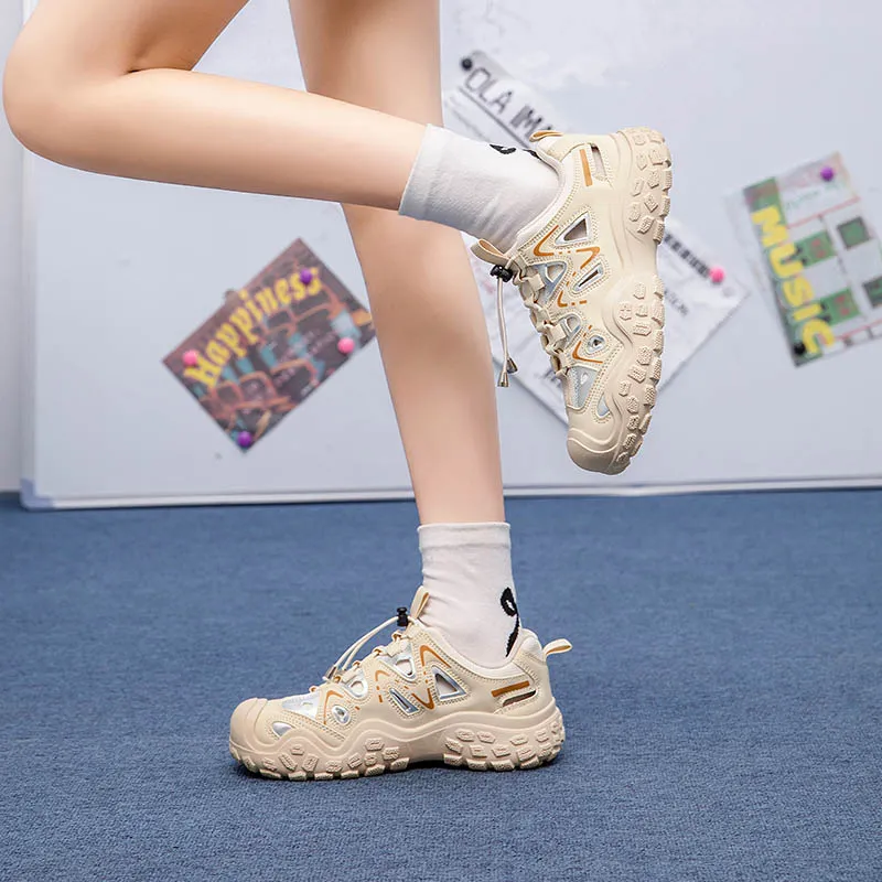 15 MINS Height Increasing Abrasion Resistant Breathable Low Top Casual Shoes Women's-8