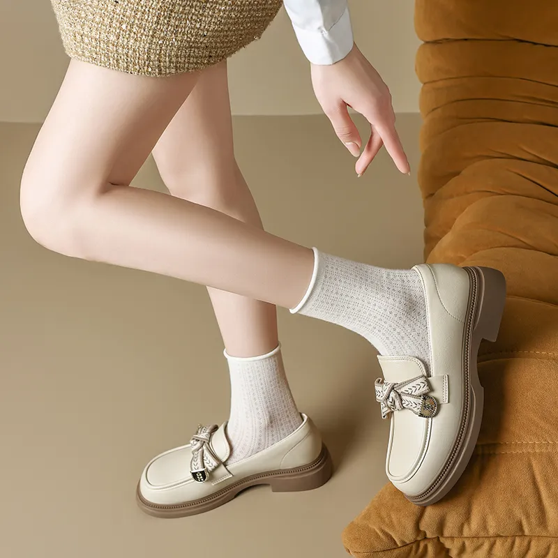 15 MINS Loafers Women's Black/Beige Apricot-10
