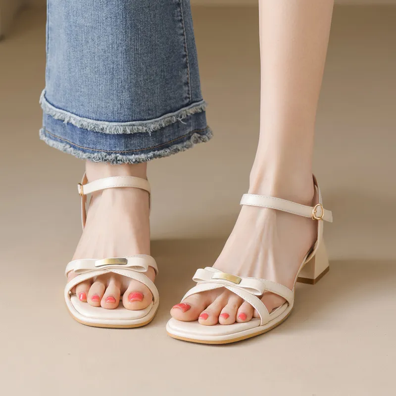 15 MINS One Strap Sandals 5CM Women's-6