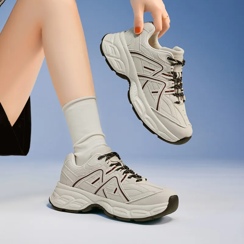 15 MINS Breathable Low Top Chunky Sneakers Women's-10