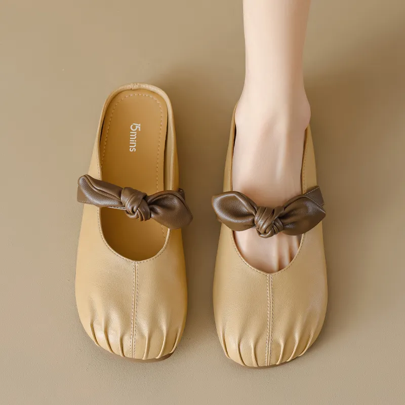 15 MINS Closed Toe Slippers 2.5cm Women's-13