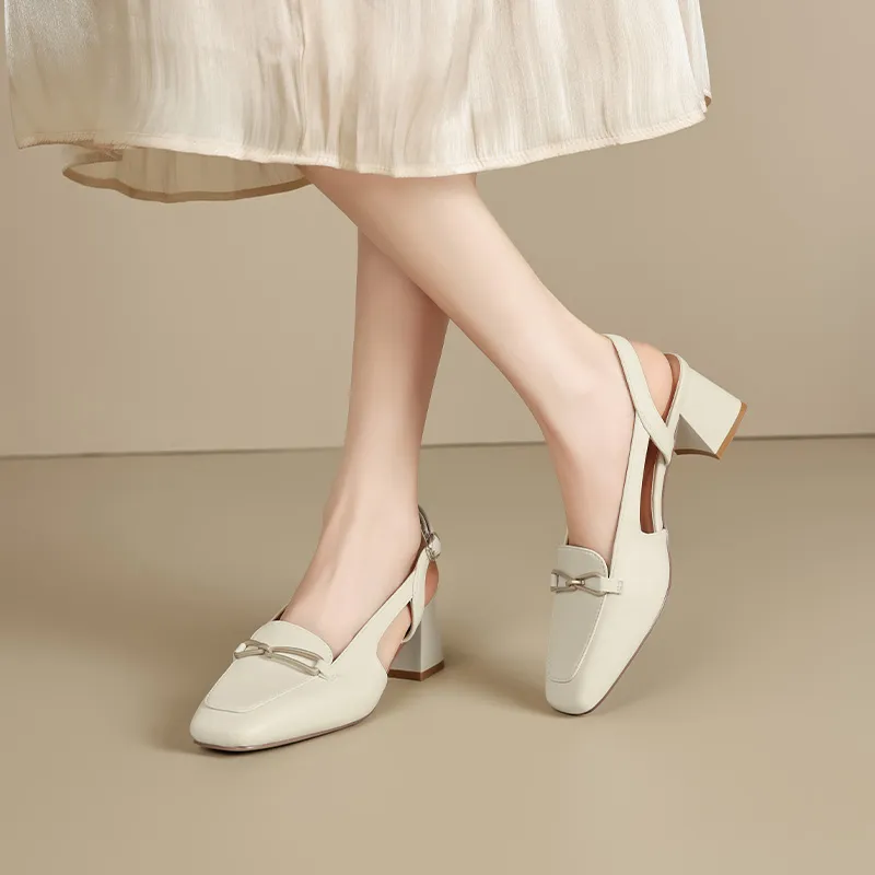 15 MINS High Heels Women's Beige/Apricot-3
