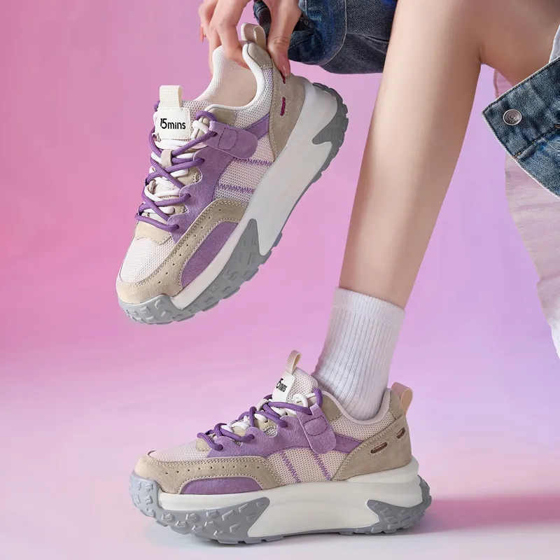 15 MINS Low Top Chunky Sneakers 5.5cm Women's-6