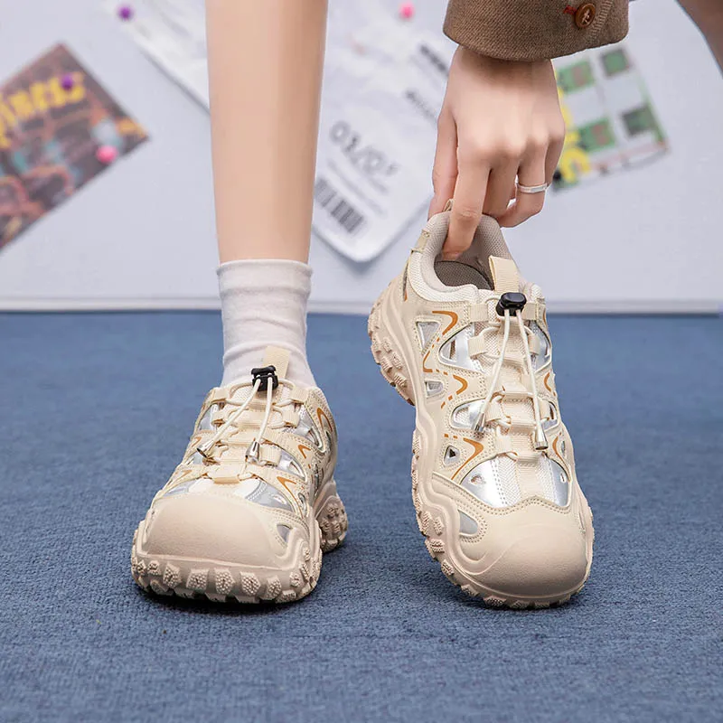 15 MINS Height Increasing Abrasion Resistant Breathable Low Top Casual Shoes Women's-9