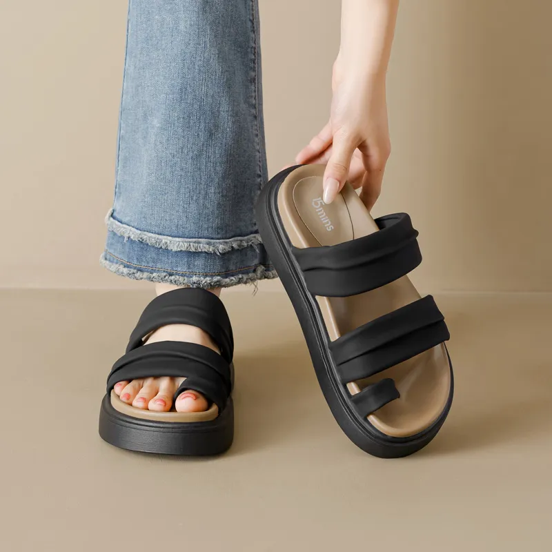 15 MINS Slide Slippers 5cm Women's-12
