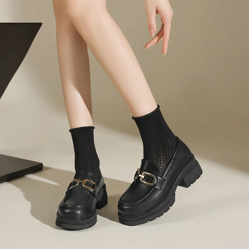 15 MINS Loafers Women's Black-6