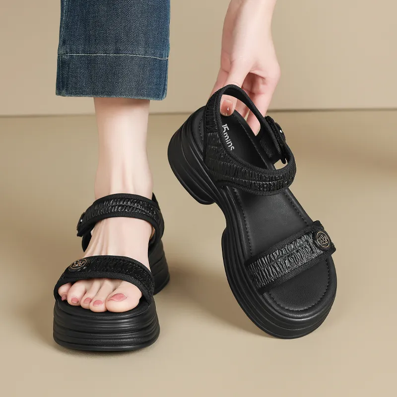 15 MINS One Strap Sandals 5.5cm Women's-9