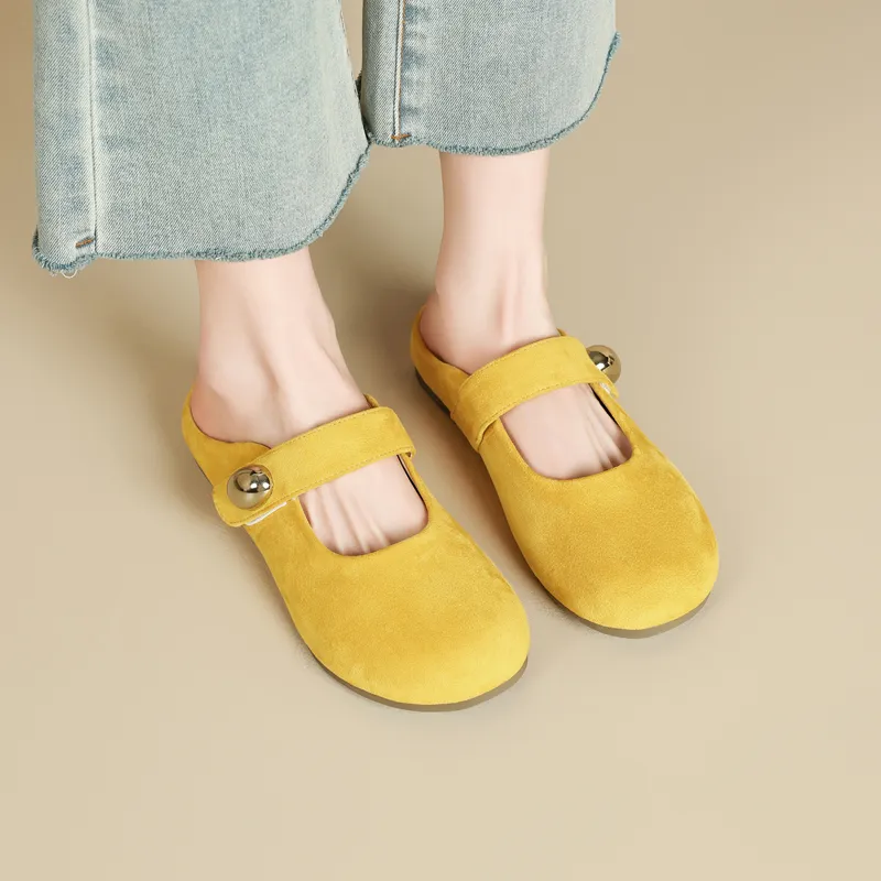 15 MINS Closed Toe Slippers 3cm Women's-16