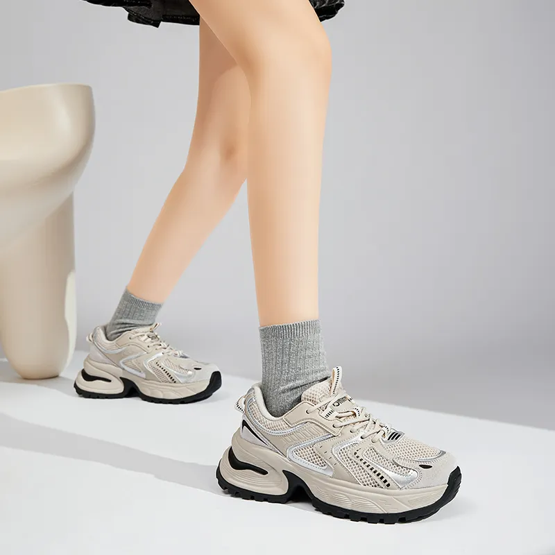 15 MINS Low Top Chunky Sneakers 4.5cm Women's-11