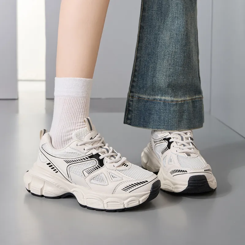 15 MINS Breathable Low Top Chunky Sneakers Women's-10