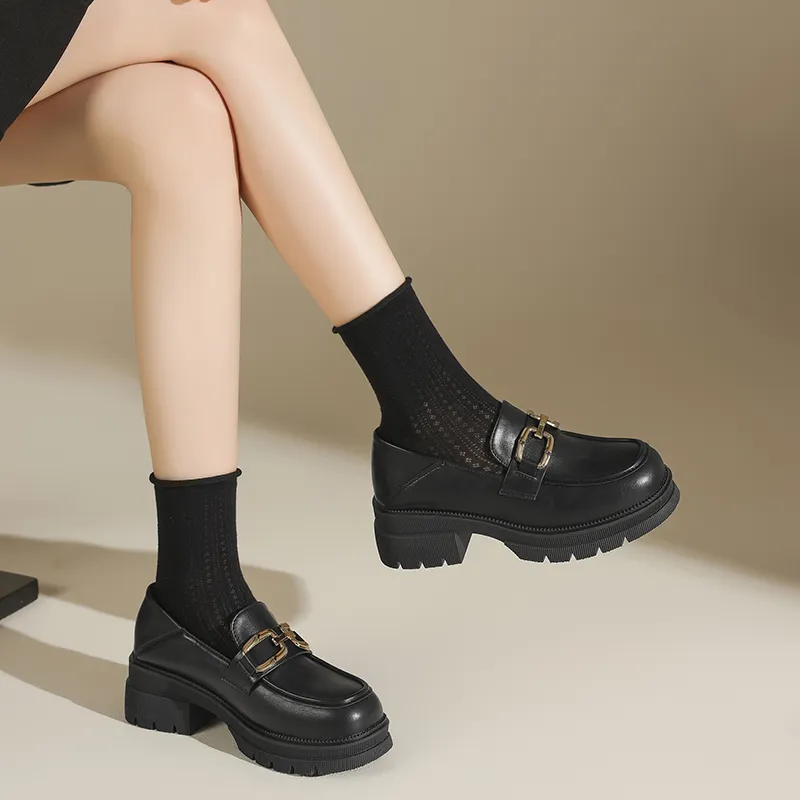 15 MINS Loafers Women's Black-2