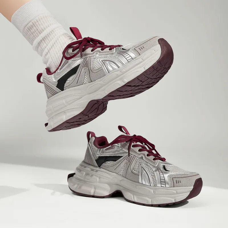 15 MINS Breathable Height Increase Low Top Chunky Sneakers Women's-16