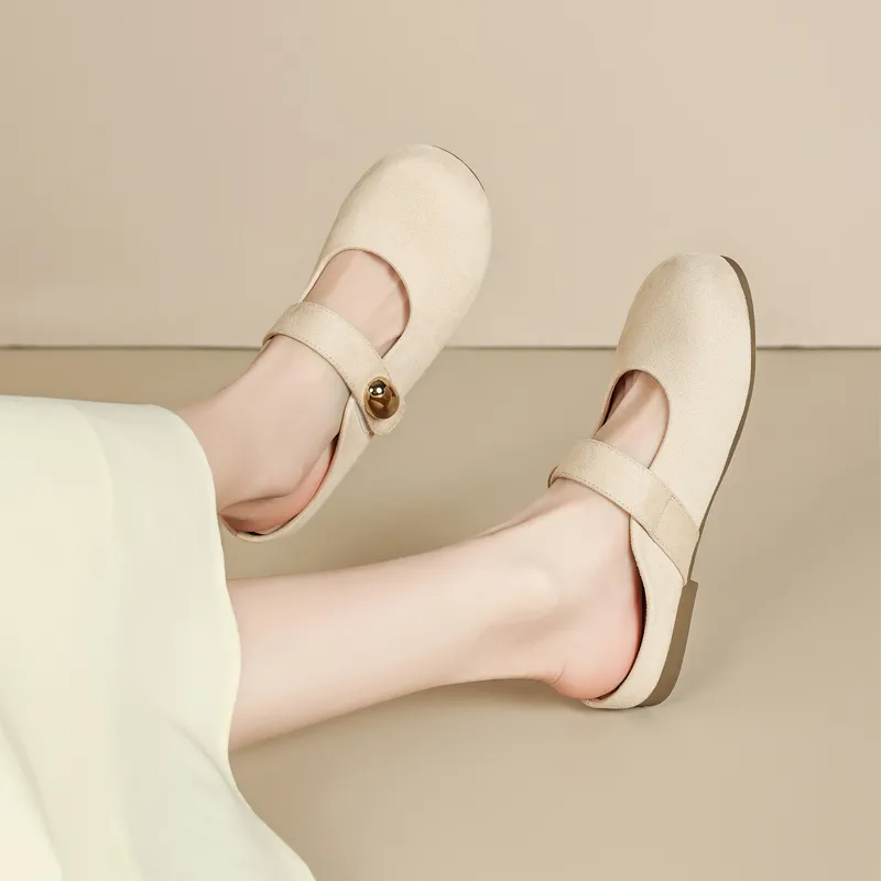 15 MINS Closed Toe Slippers 3cm Women's-4