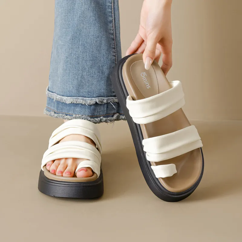 15 MINS Slide Slippers 5cm Women's-5