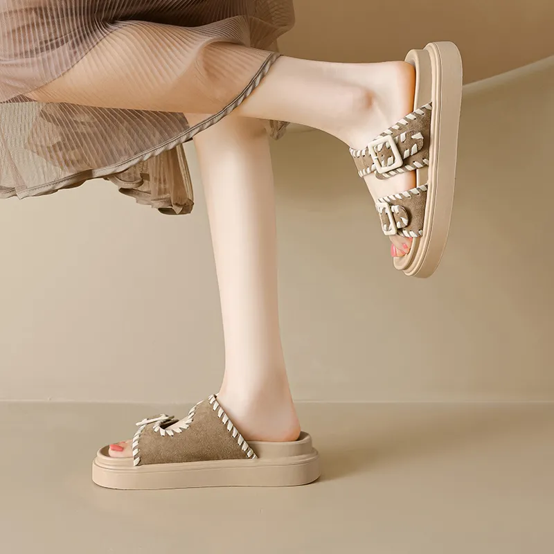 15 MINS Slide Slippers 5cm Women's-9