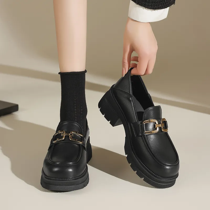 15 MINS Loafers Women's Black-5