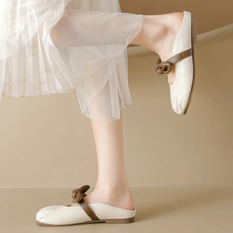 15 MINS Closed Toe Slippers 2.5cm Women's-2