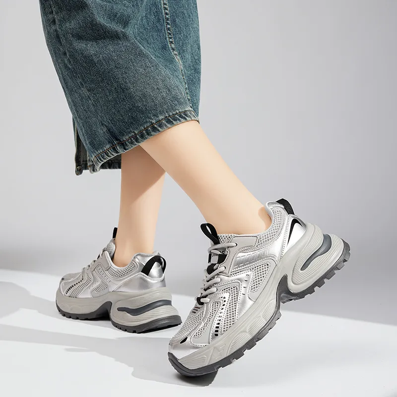 15 MINS Low Top Chunky Sneakers 4.5cm Women's-5