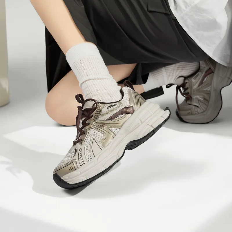 15 MINS Breathable Height Increase Low Top Chunky Sneakers Women's-8