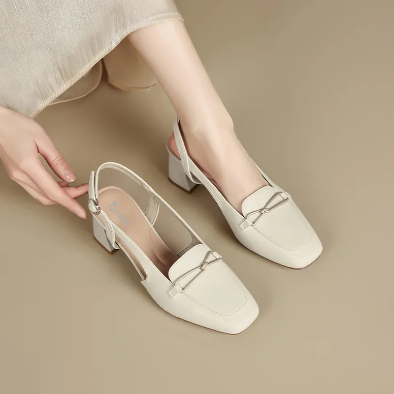 15 MINS High Heels Women's Beige/Apricot-2