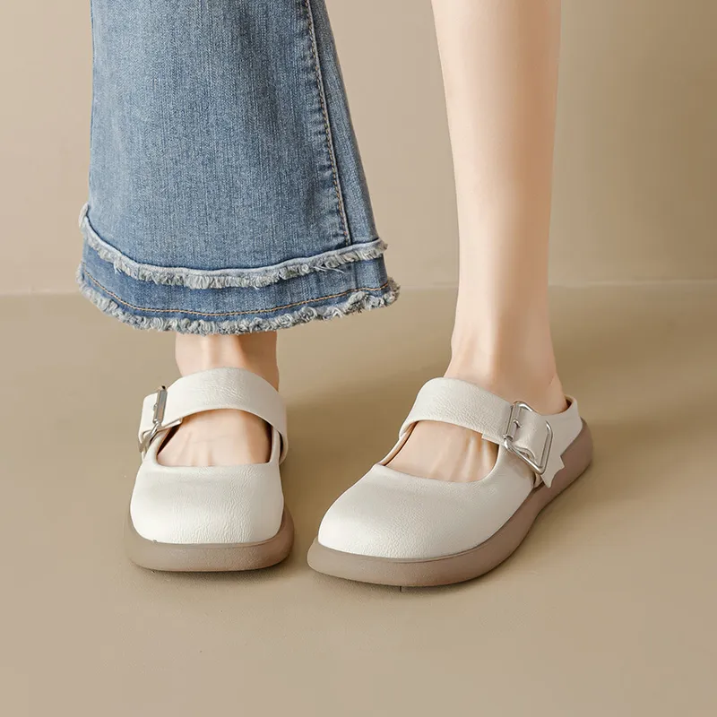 15 MINS Closed Toe Slippers Women's-6