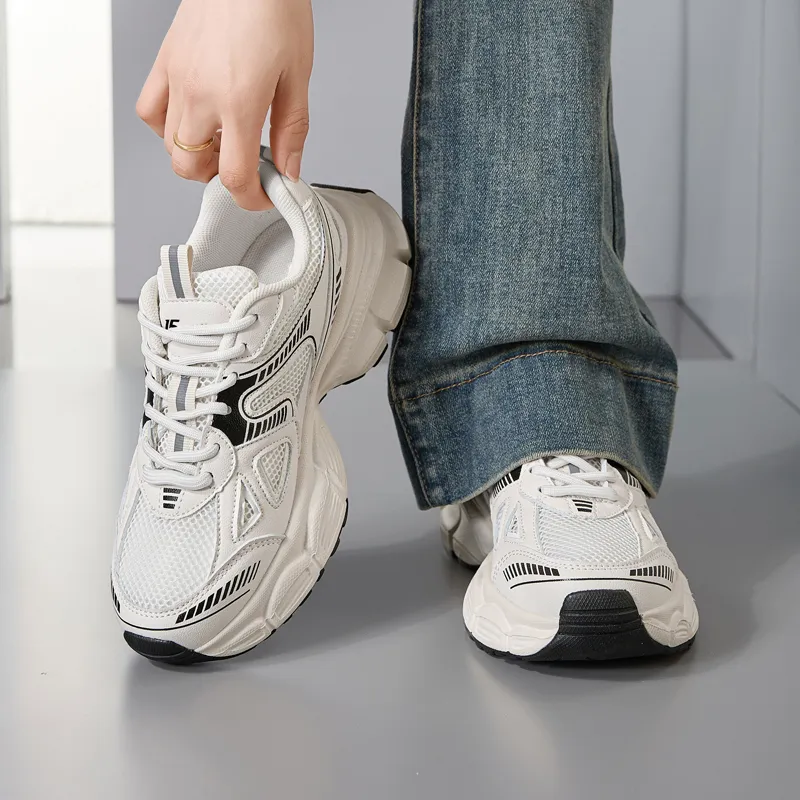 15 MINS Breathable Low Top Chunky Sneakers Women's-11