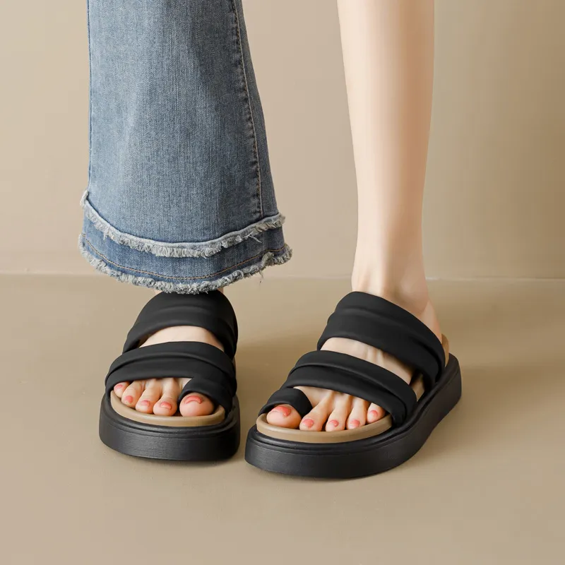 15 MINS Slide Slippers 5cm Women's-13