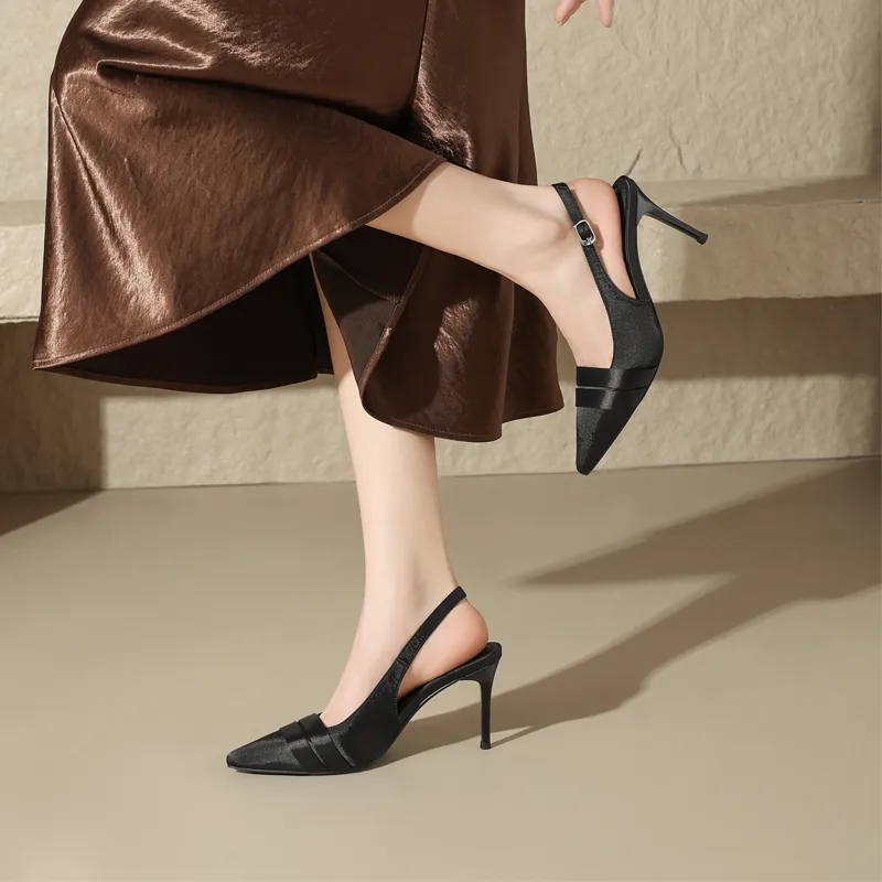 15 MINS Slim Heel High Heels 8.5cm Women's-10