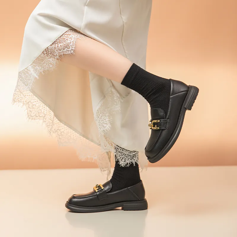 15 MINS Loafers Women's Black-1