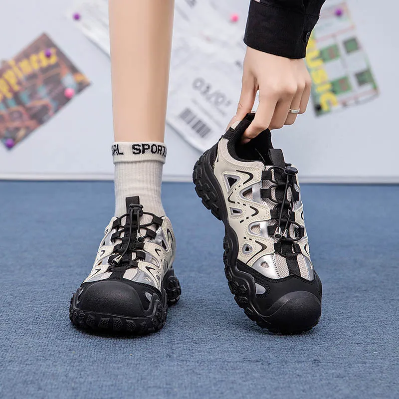 15 MINS Height Increasing Abrasion Resistant Breathable Low Top Casual Shoes Women's-5