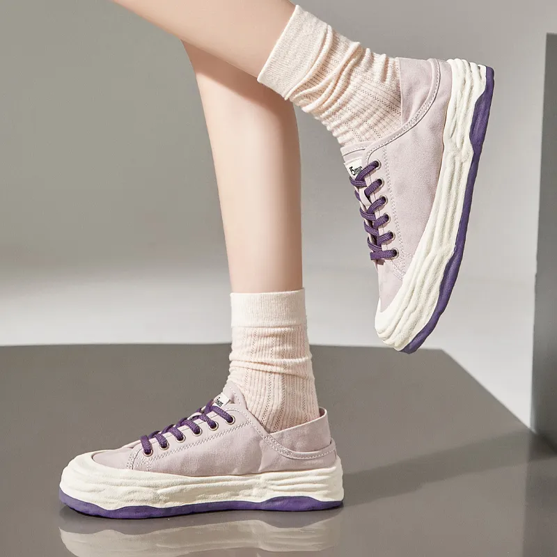 15 MINS Canvas Shoes 3cm Women's-14