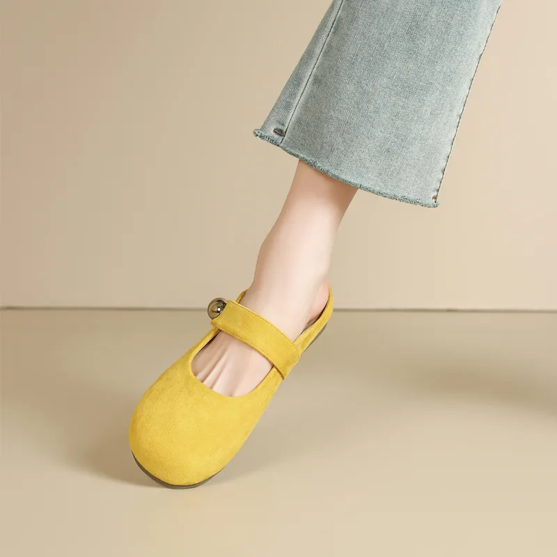 15 MINS Closed Toe Slippers 3cm Women's-17
