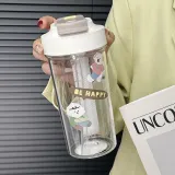White[Korean Style Sticker 1 Box+Cup Cleaning Brush]
