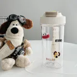 White (Red Lips+Puppy+HELLO+Cup Cleaning Brush)