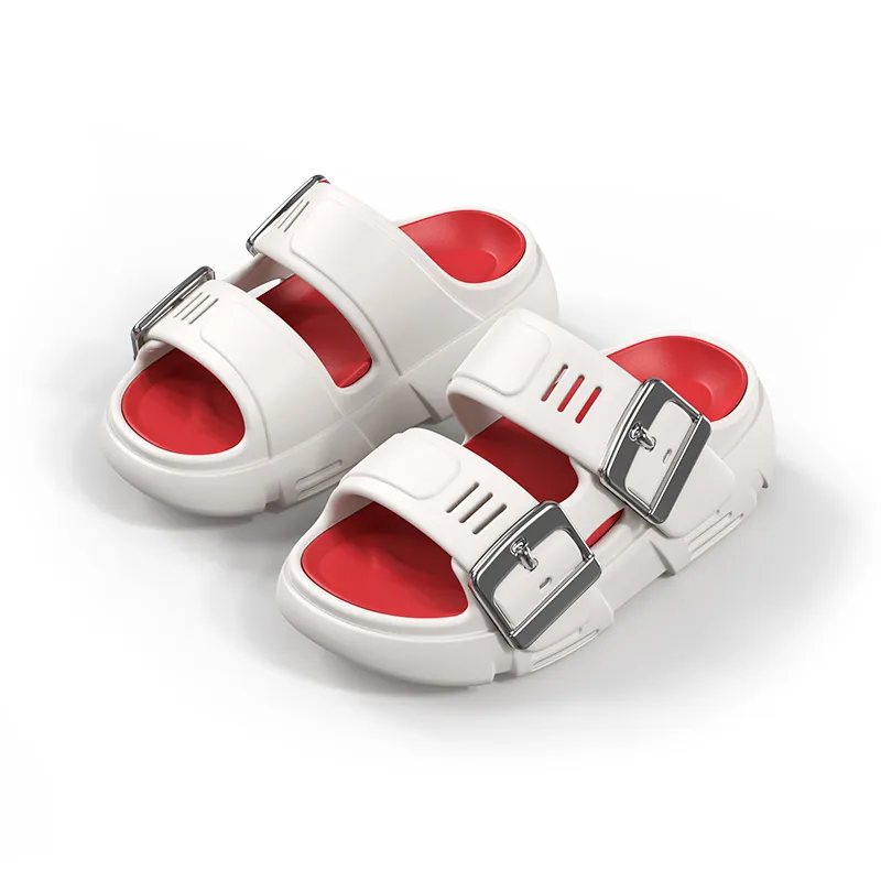 Subbundle EVA Slip Resistant Odor Resistant Slide Slippers Women's-17