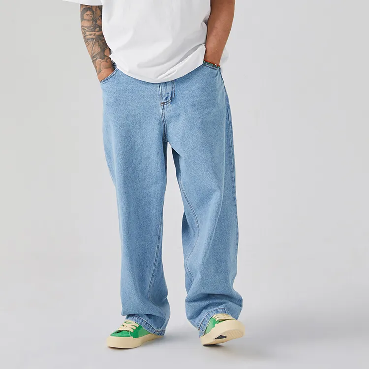 Vision Street Wear SS24 Jeans Unisex Light Blue-5
