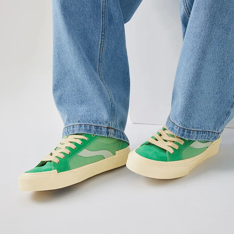 OddCIRKUS x Vision Street Wear Astley Pro Low Top Skateboard Shoes Unisex Mint Mambo Green-6