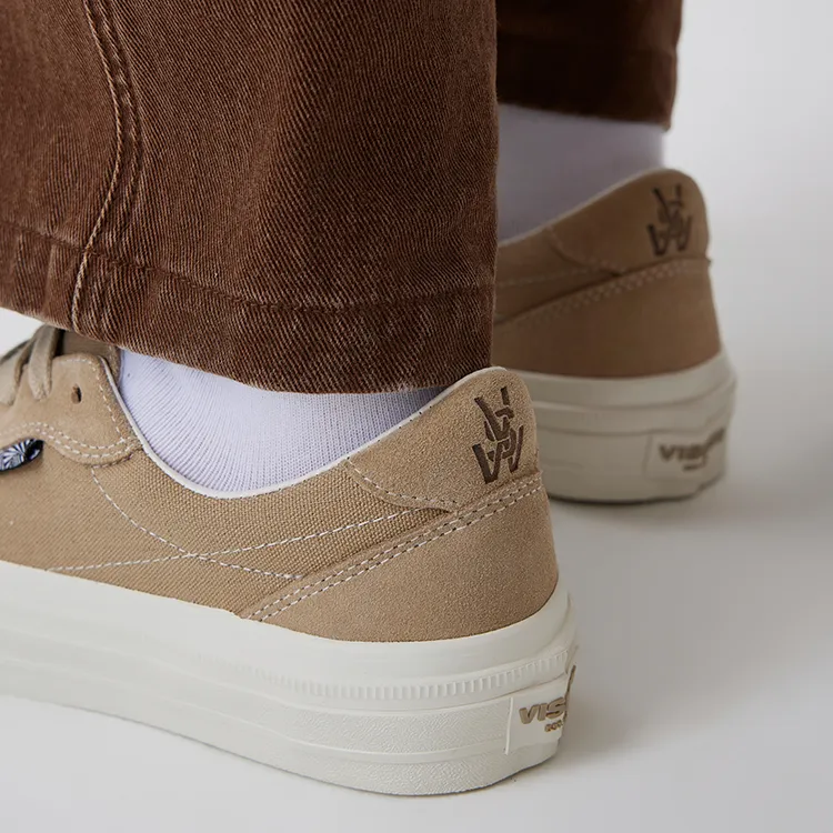 Vision Street Wear Flat Top Low Top Skateboard Shoes Unisex Milk Tea Brown-10