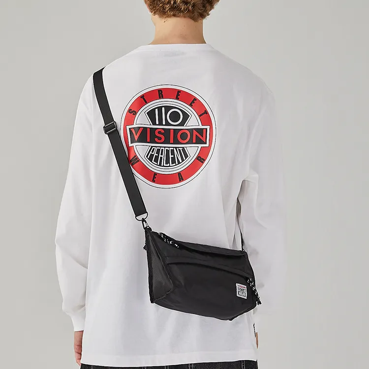 Vision Street Wear Polyamide Crossbody Bags Unisex Black-4