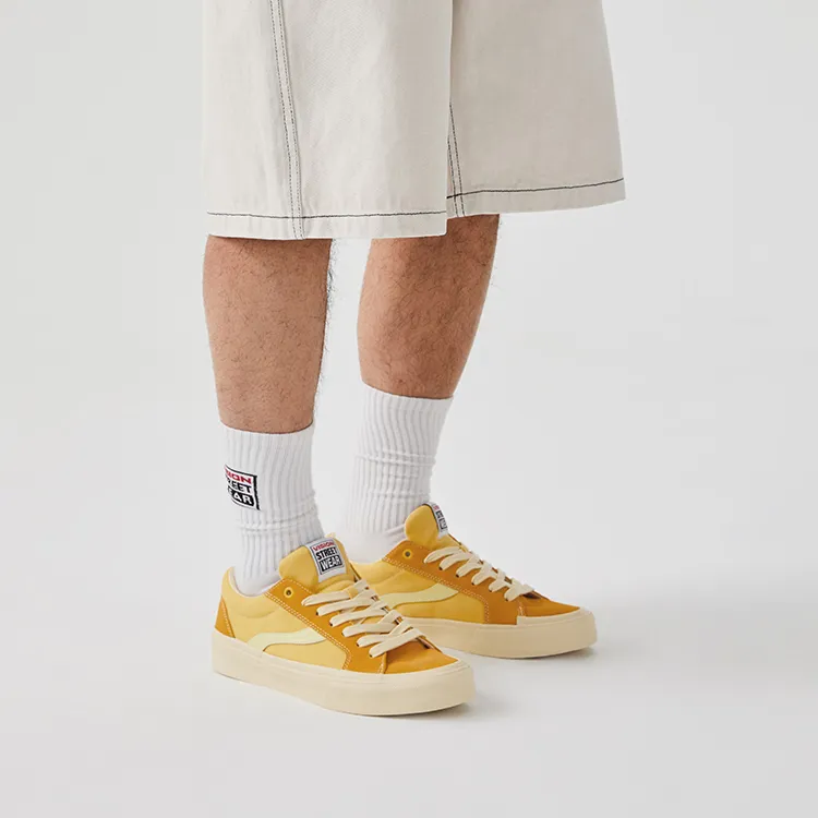 OddCIRKUS x Vision Street Wear Astley Pro Low Top Skateboard Shoes Unisex Sunset Yellow-7